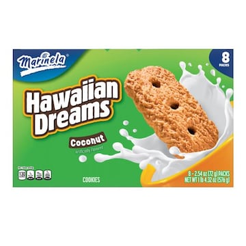Marinela Hawaiian Dreams Coconut Cookies, 8 packs, 20.32 oz