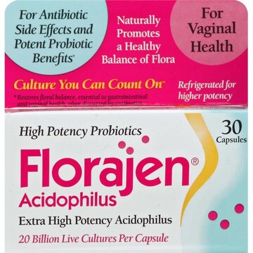Florajen Acidophilus, Extra High Potency, Capsules