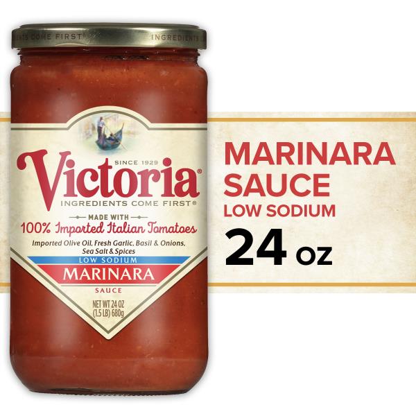 Victoria Marinara Sauce, Low Sodium, Premium Publix Super Markets