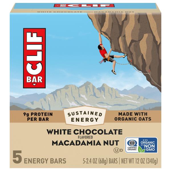 Clif Bar White Chocolate Macadamia Nut Energy Bars | Publix Super