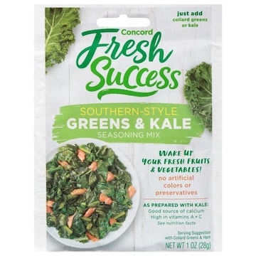 Concord Fresh Success Seasoning Mix, Southern-Style, Greens & Kale