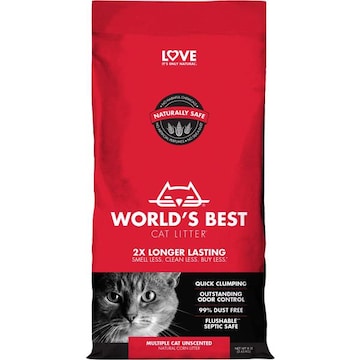 World's Best Cat Litter Cat Litter, Multiple Cat, Unscented