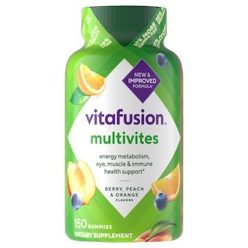 Vitafusion Gummies Berry Peach & Orange Flavors Multivites