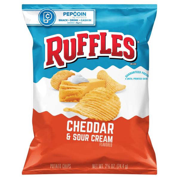 Ruffles Cheddar & Sour Cream Potato Chips | Publix Super Markets