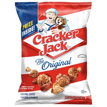 Cracker Jack Popcorn & Peanuts, The Original, Caramel Coated