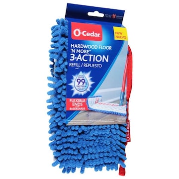 O-Cedar Mop Refill, Hardwood Floor 'N More, 3-Action