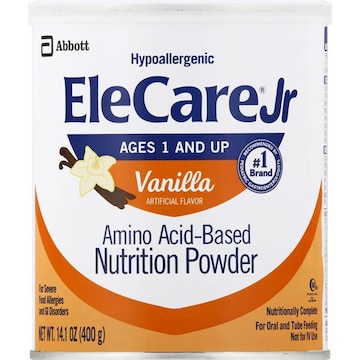 EleCare Jr Nutrition Powder, Amino Acid- Based, Vanilla