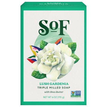 SOF Triple Milled Soap Soap, Lush Gardenia