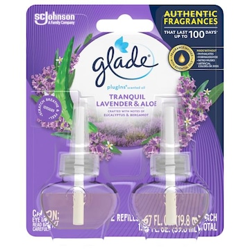 Glade PlugIns Scented Oil Refills, Tranquil Lavender & Aloe