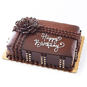 1/4 Sheet Chocolate Ganache Supreme
