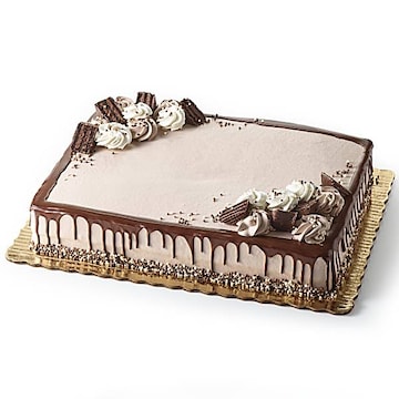 1/2 Sheet Chocolate & Cream Supreme Cake
