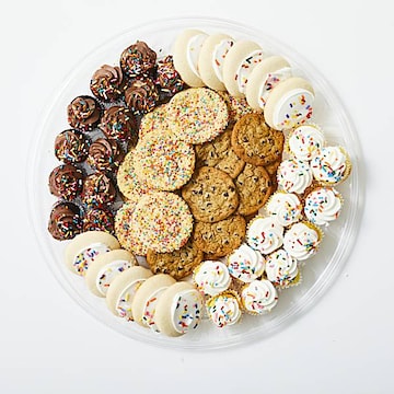 Sprinkle Cupcake Cookie Platter Large 58-Count