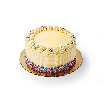 8in Vanilla Cream Cheese Unicorn Sprinkle Cake