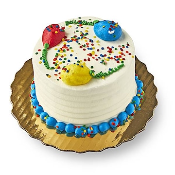 Mini Vanilla Buttercream Iced Celebration Cake