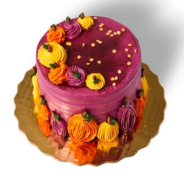 Mini Rustic Fall Vanilla Buttercream Cake