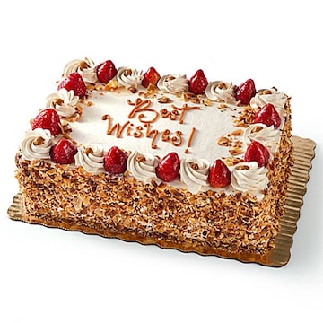 1/4 Sheet Strawberry Dulce De Leche