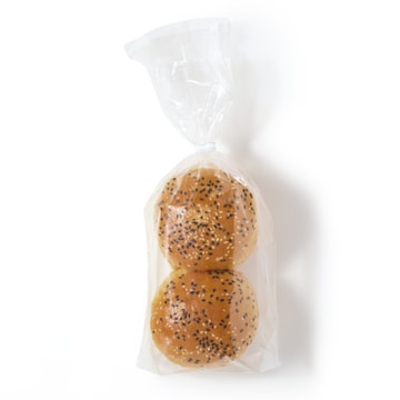 Tuxedo Sesame Seed Brioche Hamburger Buns 4-Count