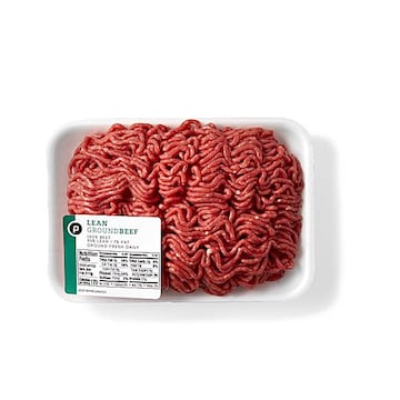 Lean Ground Beef 7% Fat Publix Beef, USDA Inspected