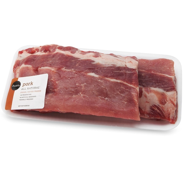 Publix Pork Loin Back Ribs, Fresh, Never Frozen Publix Super Markets