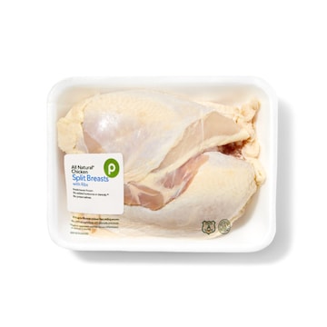 Publix Split Breasts with Ribs, Bone-In, Less Than 4 Lbs.USDA Grade A
