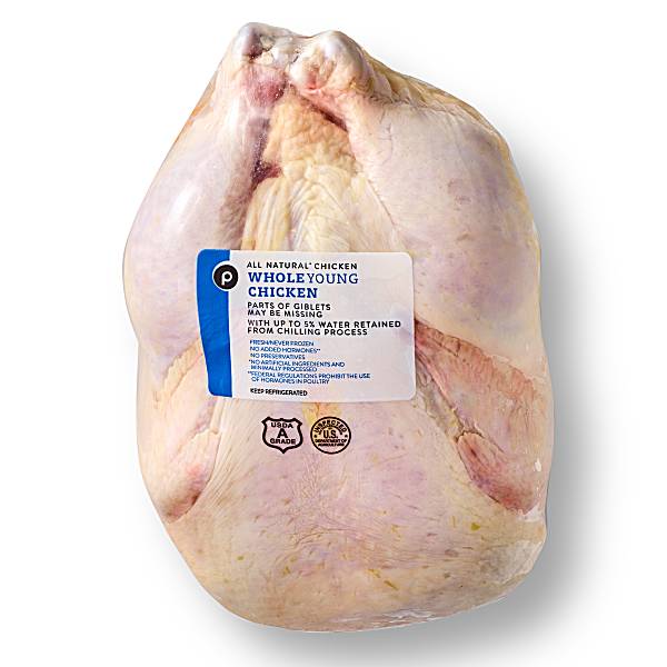 Publix Chicken, Whole Young, USDA Grade A Publix Super Markets
