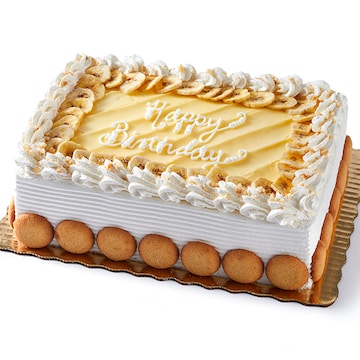1/4 Sheet Banana Pudding Cake