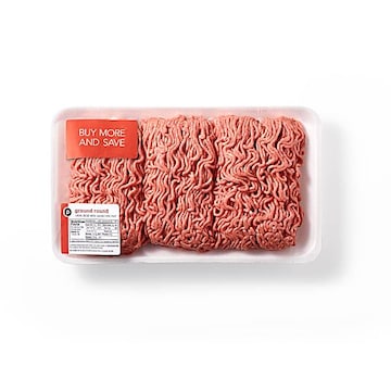 Ground Round Publix Beef, USDA Inspected 3 Lb or More Package