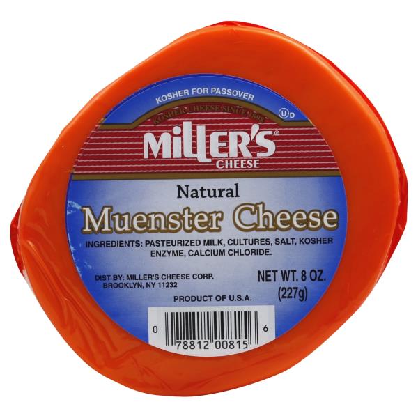 Millers Cheese, Natural, Muenster Publix Super Markets