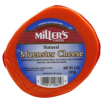 Millers Cheese, Natural, Muenster