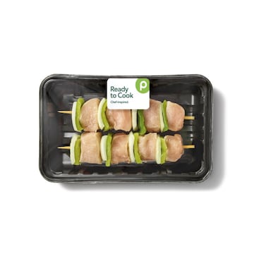 Publix Chicken Breast Kabobs, with Vegetables