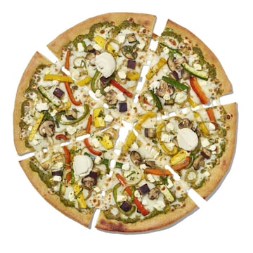 Roasted Veggie Pesto Pizza 16 Inch Hot