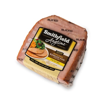 Smithfield Anytime Favorites Sliced, Brown Sugar, Boneless Ham, Fully Cooked