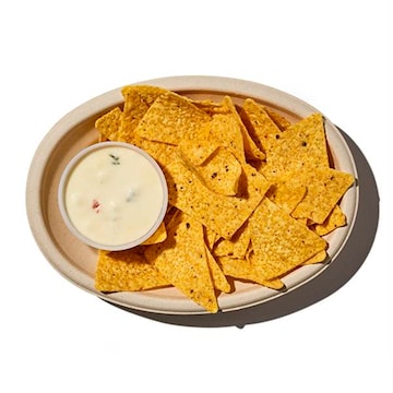 Small Queso and Chips Hot