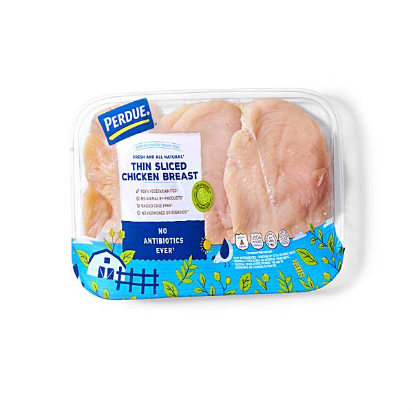 Perdue Thin Sliced Chicken Breast, Grade A, No Antibiotics_ever