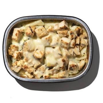 Chicken Rigatoni with Spinach Alfredo, Hot