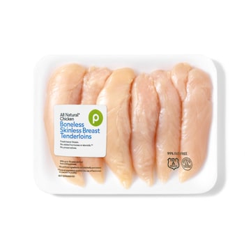 Publix Chicken Breast Tenderloins,Boneless Skinless, 99% Fat Free,USDA Grade A