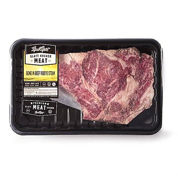 Meal Mart Bone in Rib Steak, Kosher Beef