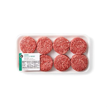 Lean Ground Beef Slider Burgers, 7% Fat Publix Beef, USDA Inspected