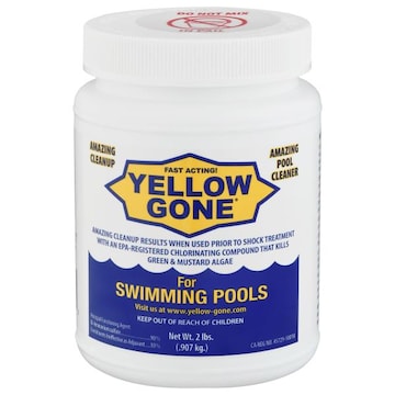 Yellow Gone Pool Cleaner, Fast Acting