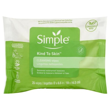 Simple Kind to Skin Wipes, Cleansing