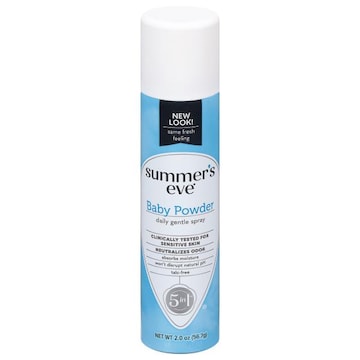 Summer's Eve Freshening Spray, Baby Powder