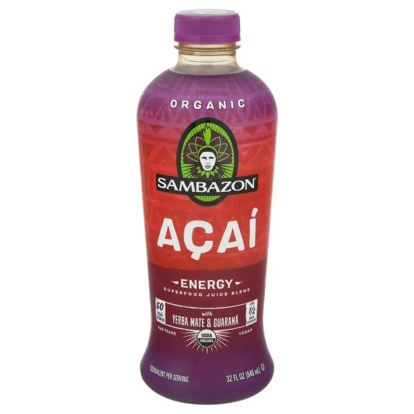 Sambazon, Inc. Superfood Juice Blend, Organic, Acai, Energy Publix