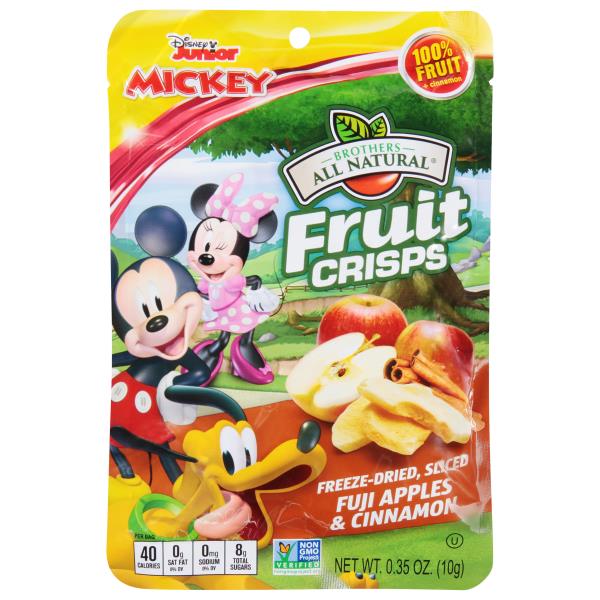 Brothers All Natural Fruit Crisps, Fuji Apples & Cinnamon, Disney ...