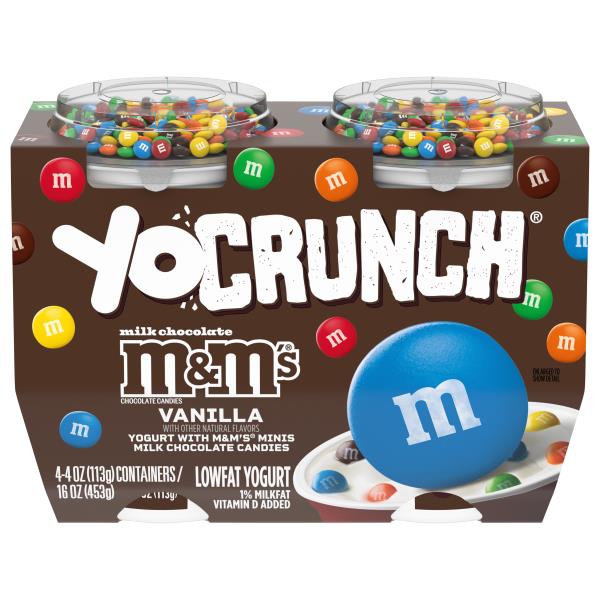 ヨビニオンマルル YoCrunch M&M's Lowfat Vanilla Yogurt | Publix Super Markets
