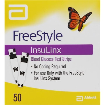 Free Style InsuLinx Blood Glucose Test Strips