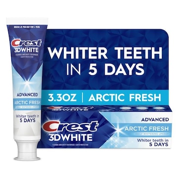 Crest 3D White Advanced Toothpaste, Arctic Fresh, 3.3 oz
