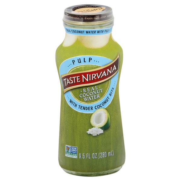Taste Nirvana Coconut Water, Pulp Publix Super Markets