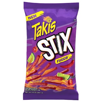 Takis Stix Corn Snack Sticks, Fuego