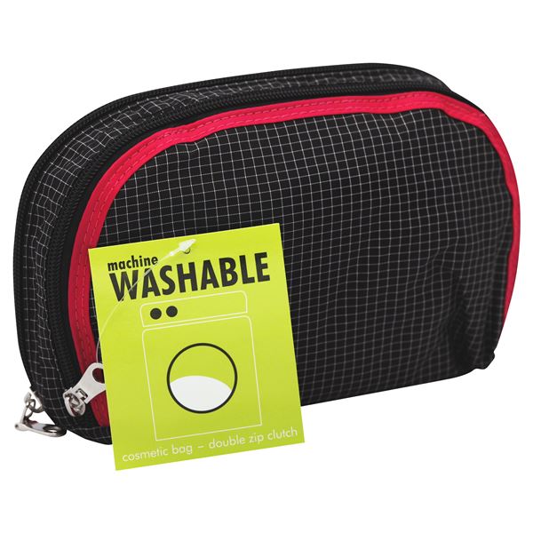 Modella Basics Cosmetic Bag, Double Zip Clutch | Publix Super Markets