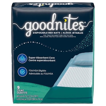 GoodNites Bed Mats, Disposable